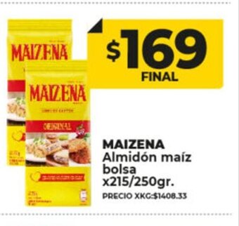 Supermayorista Vital Maizena Almidón Maíz Bolsa x 215/250gr oferta