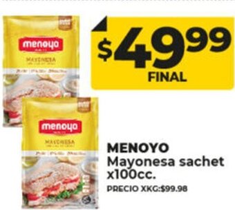 Supermayorista Vital Menoyo Mayonesa Sachet x100cc oferta