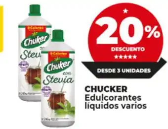 Supermayorista Vital Chucker Edulcorantes Líquidos Varios oferta