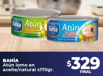 Supermayorista Vital Bahía Atún Lomo En Aceite/Natural x 170gr oferta