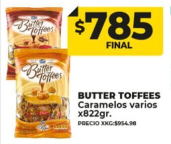 Supermayorista Vital Butter Toffees Caramelos Varios x 822gr oferta
