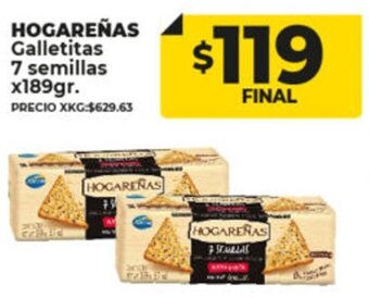 Supermayorista Vital Hogareñas Galletitas 7 Semillas x 189gr oferta
