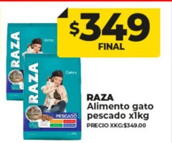 Supermayorista Vital Raza Alimento Gato Pescado x 1kg oferta