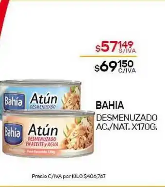 Nini Mayorista Bahia Desmenuzado Ac.-Nat. x170g oferta