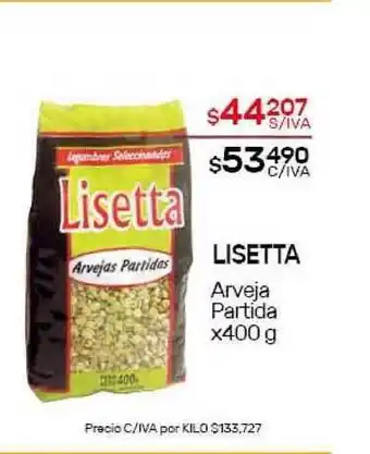 Nini Mayorista Lisetta Arveja Partida x400g oferta