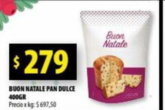 Punto Mayorista Buon Natale Pan Dulce 400gr oferta