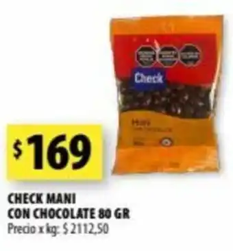 Punto Mayorista Check Mani Con Chocolate 80gr oferta