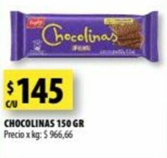 Punto Mayorista Chocolinas 150gr oferta