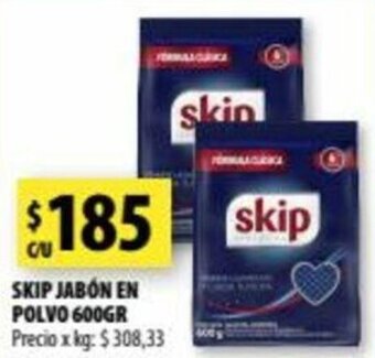 Punto Mayorista Skip Jabón en Polvo 600gr oferta