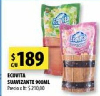 Punto Mayorista Ecovita Suavizante 900ml oferta