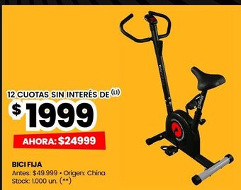 Walmart Bici fija oferta