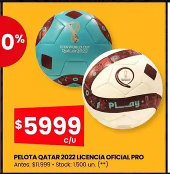 Walmart Pelota qatar 2022 licencia oficial pro oferta