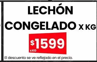 Walmart Lechón congelado x kg oferta