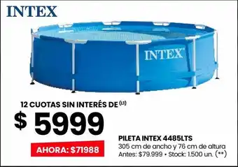 Walmart Piletas intex oferta