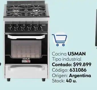 Coppel Cocina industrial usman modelo sonic black 550 ra oferta