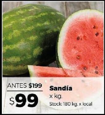 Disco Sandía x kg oferta