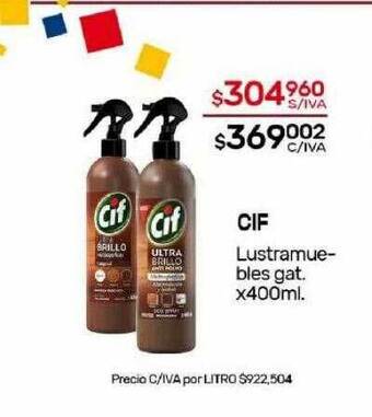 Nini Mayorista Cif lustramuebles gat. oferta