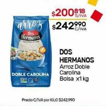 Nini Mayorista Dos hermanos arroz doble carolina bolsa oferta