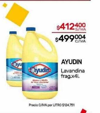 Nini Mayorista Ayudin lavandina frag oferta