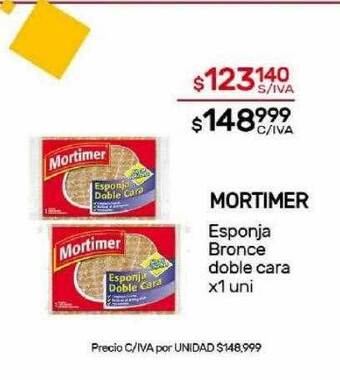 Nini Mayorista Mortimer esponja bronce doble cara oferta