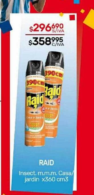 Nini Mayorista Raid insect. m.m.m. casa jardin oferta