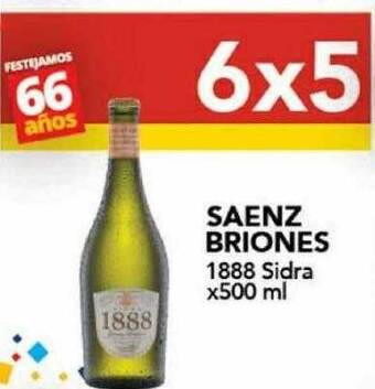 Nini Mayorista Saenz briones 1888 sidra oferta