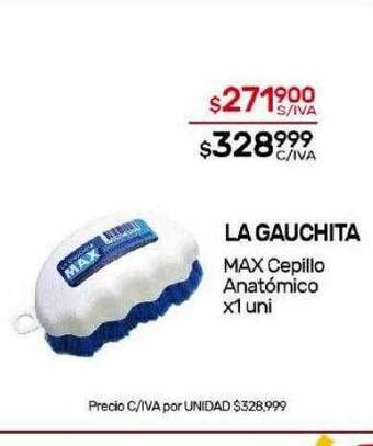 Nini Mayorista La gauchita max cepillo anatómico oferta