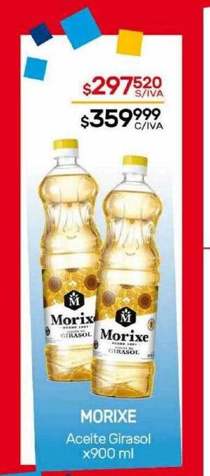 Nini Mayorista Morixe aceite girasol oferta