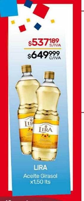 Nini Mayorista Lira aceite girasol oferta