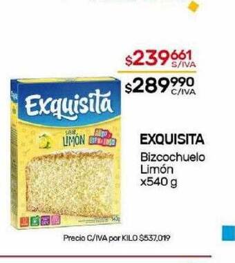 Nini Mayorista Exquisita bizcochuelo limón oferta