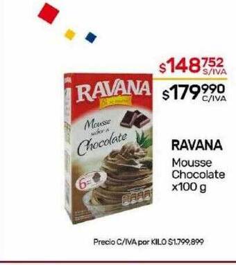 Nini Mayorista Ravana mousse chocolate oferta