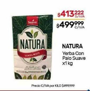 Nini Mayorista Natura yerba con palo suave oferta