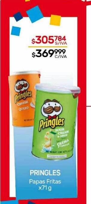 Nini Mayorista Pringles papas fritas oferta
