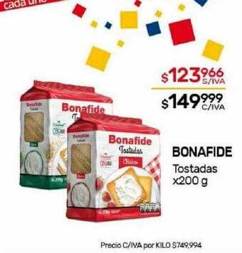 Nini Mayorista Bonafide tostadas oferta