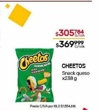Nini Mayorista Cheetos snack queso oferta