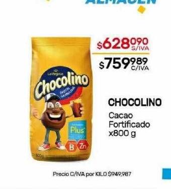 Nini Mayorista Chocolino cacao fortificado oferta