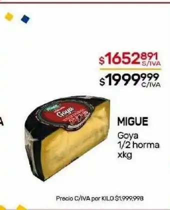 Nini Mayorista Migue goya 1 2 horma oferta