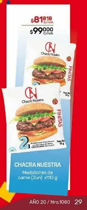 Nini Mayorista Chacra nuestra medallones de carne oferta