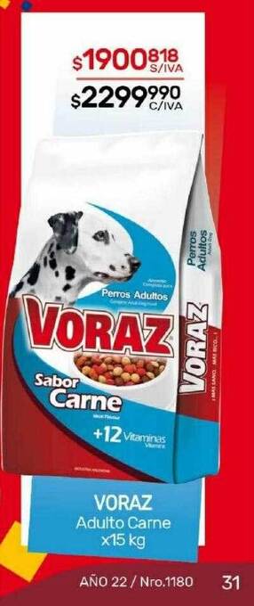 Nini Mayorista Voraz adulto carne oferta