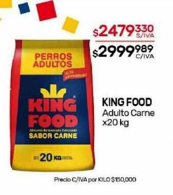 Nini Mayorista King food adulto carne oferta