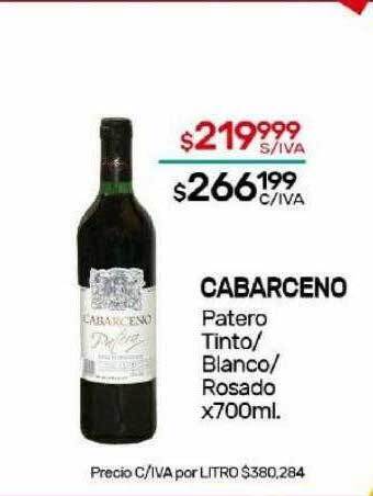 Nini Mayorista Cabarceno patero tinto blanco rosado oferta