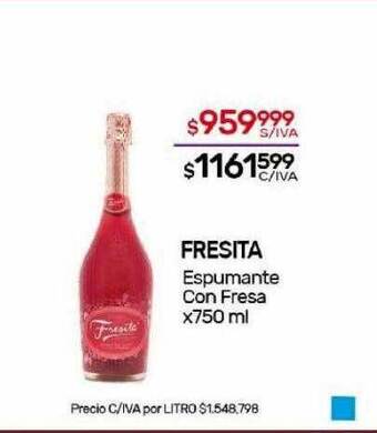 Nini Mayorista Fresita espumante con fresa oferta