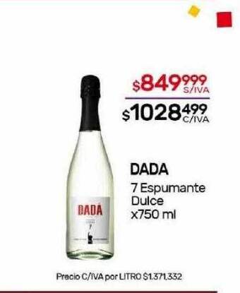 Nini Mayorista Dada 7 espumante dulce oferta
