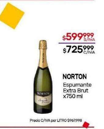 Nini Mayorista Norton espumante extra brut oferta