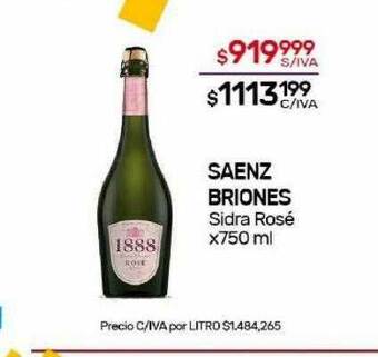 Nini Mayorista Saenz briones sidra rosé oferta