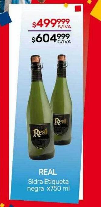 Nini Mayorista Real sidra etiqueta negra oferta