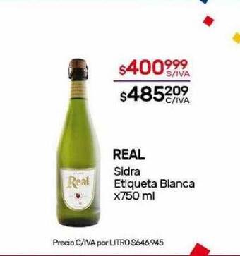 Nini Mayorista Real sidra etiqueta blanca oferta