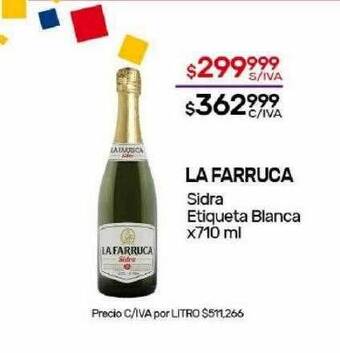 Nini Mayorista La farruca sidra etiqueta blanca oferta
