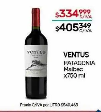 Nini Mayorista Ventus patagonia malbec oferta