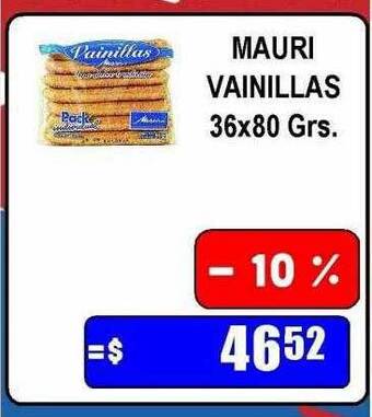 Dulcenter Mauri vainillas oferta
